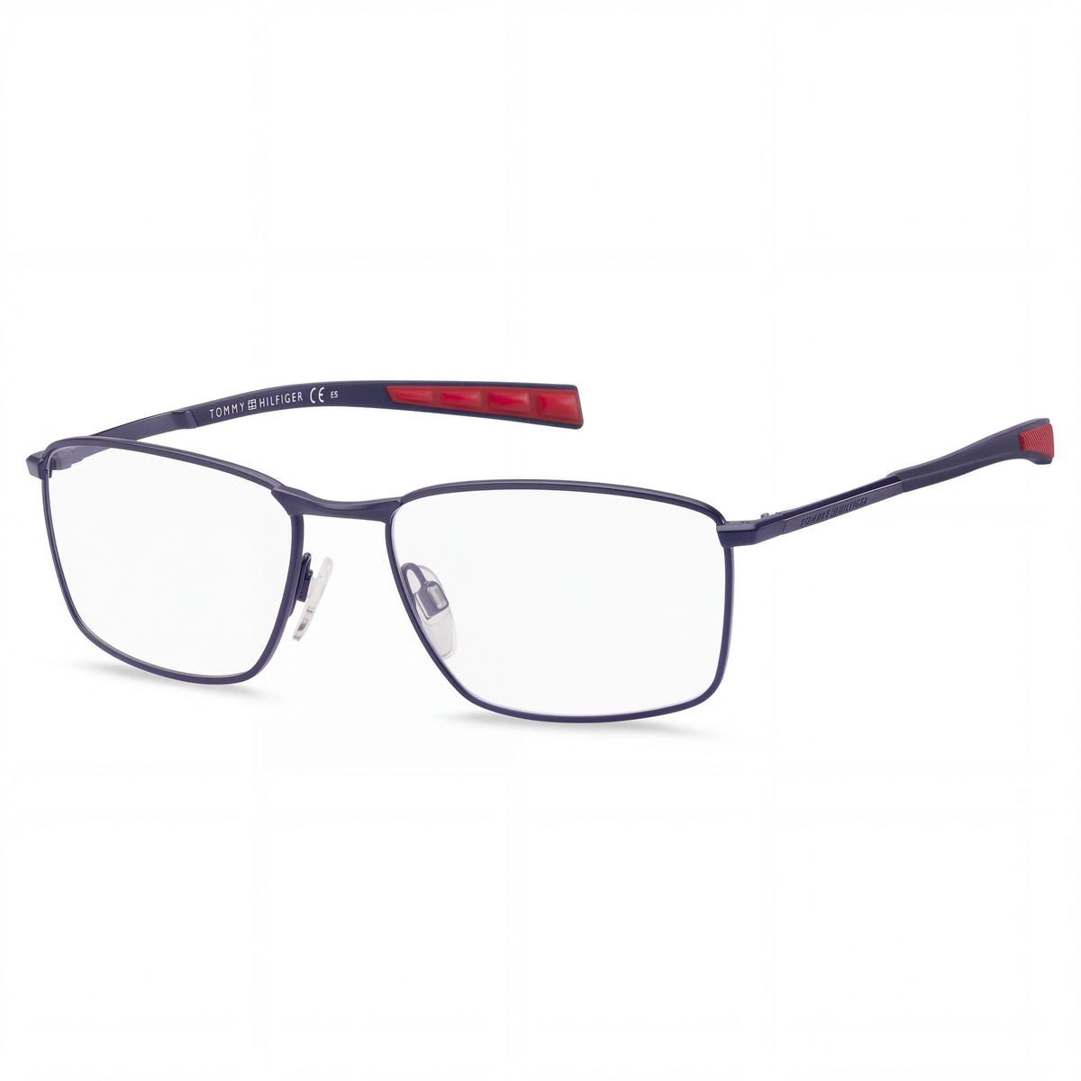 Gafas rectangulares unisex Tommy Hilfiger TH 1783 azul mate, 57mm, Photo 1