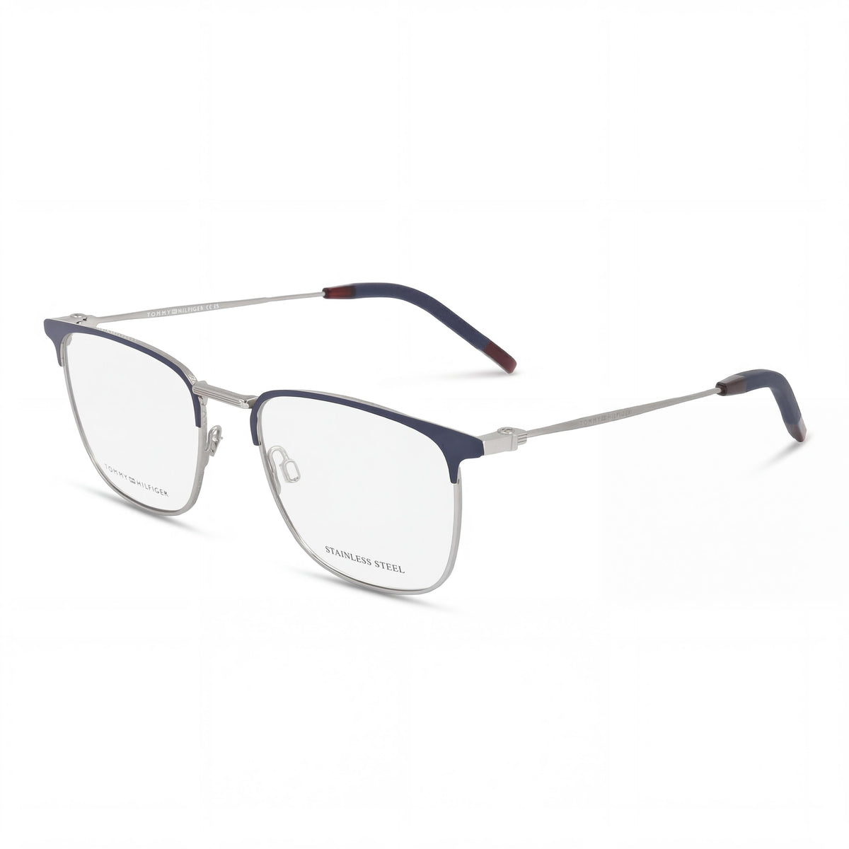 Gafas cuadradas unisex Tommy Hilfiger azul mate, 52 mm, Photo 1
