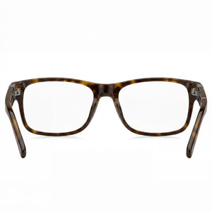 Tommy Hilfiger Th 1818 Rectangle Eyeglasses Men — side view, Havana Acetate temples