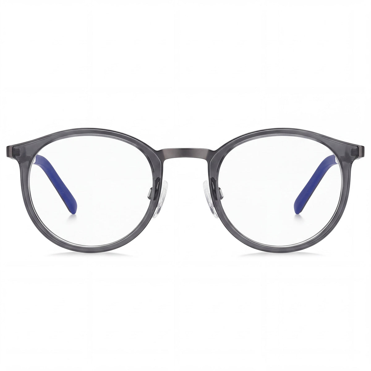Gafas graduadas Tommy Hilfiger para hombre, modernas, de acero aleado gris, con lentes de 49 mm, puente de 23 mm y patillas de 145 mm., Photo 2