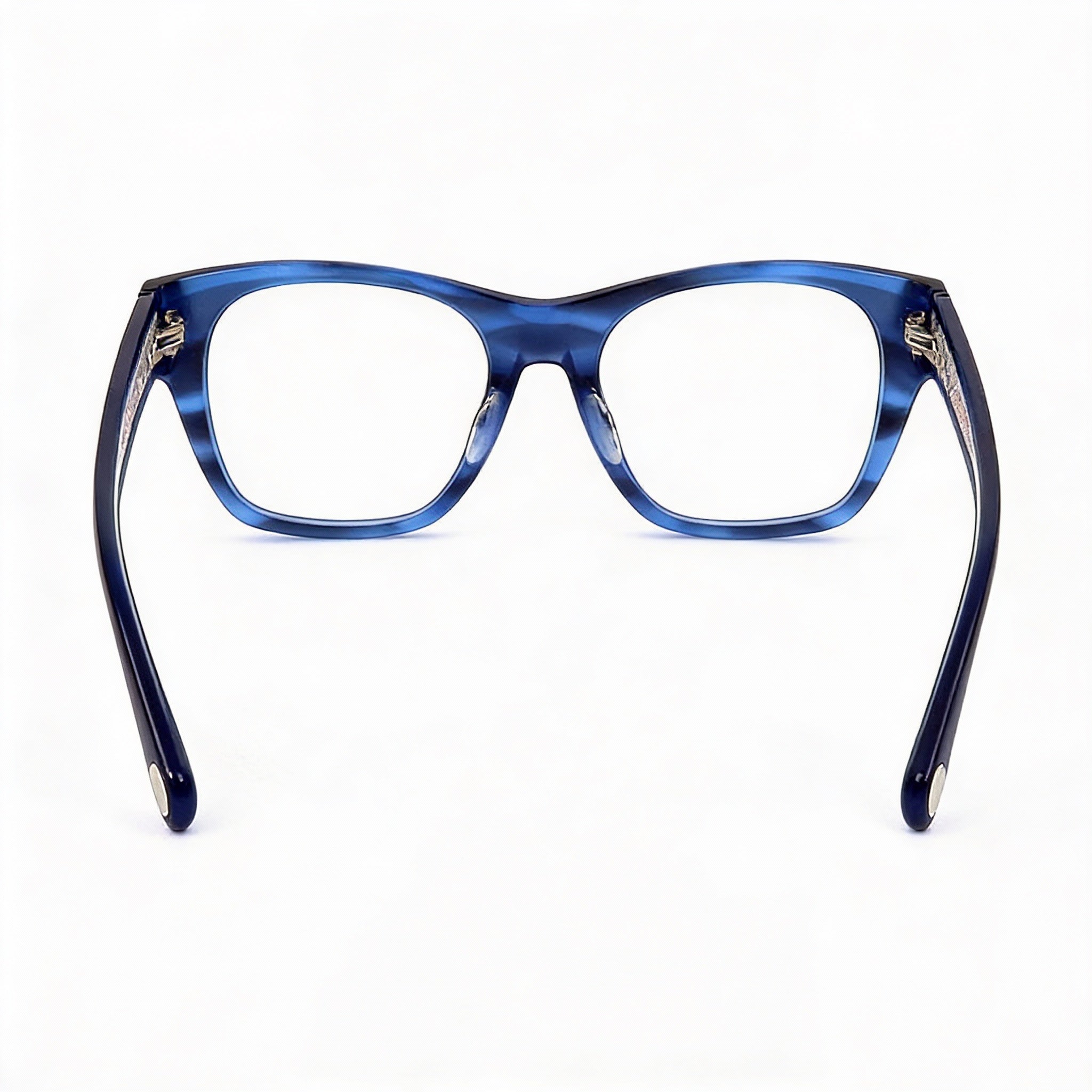Tommy Hilfiger TH 1865 Blue Square Eyeglasses for Women, Acetate 49mm, Photo 3