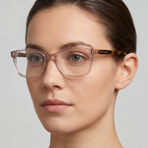 Tommy Hilfiger TH 1889 Rectangle Eyeglasses for Women — front view, Acetate