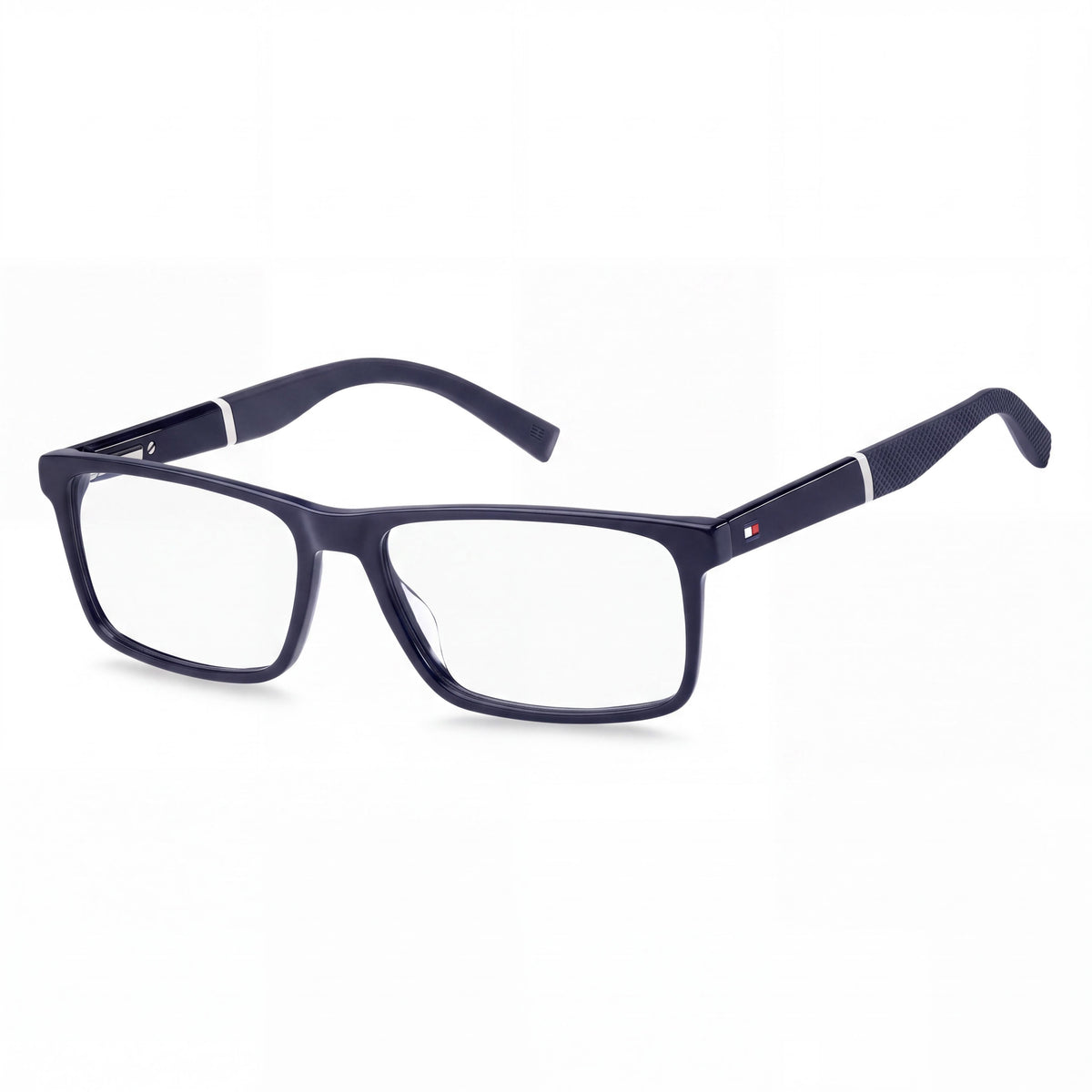 Tommy Hilfiger Th 1909 Blue Rectangle Eyeglasses Unisex, Photo 1