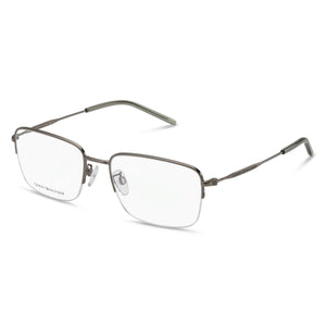 Tommy Hilfiger TH 1935/F Black Rectangle Eyeglasses Unisex, Metal frame