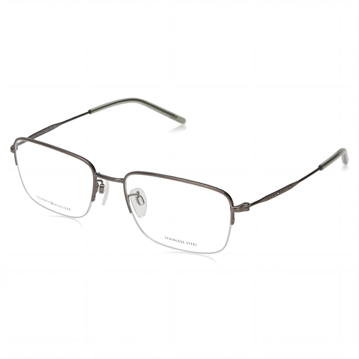 Tommy Hilfiger Th 1935/F Gray Rectangle Eyeglasses Unisex, 56mm, Photo 1