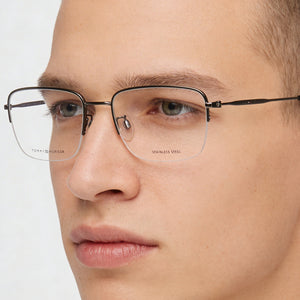 Tommy Hilfiger Th 1935/F Gray Eyeglasses Unisex — lifestyle wear, museum and gallery days