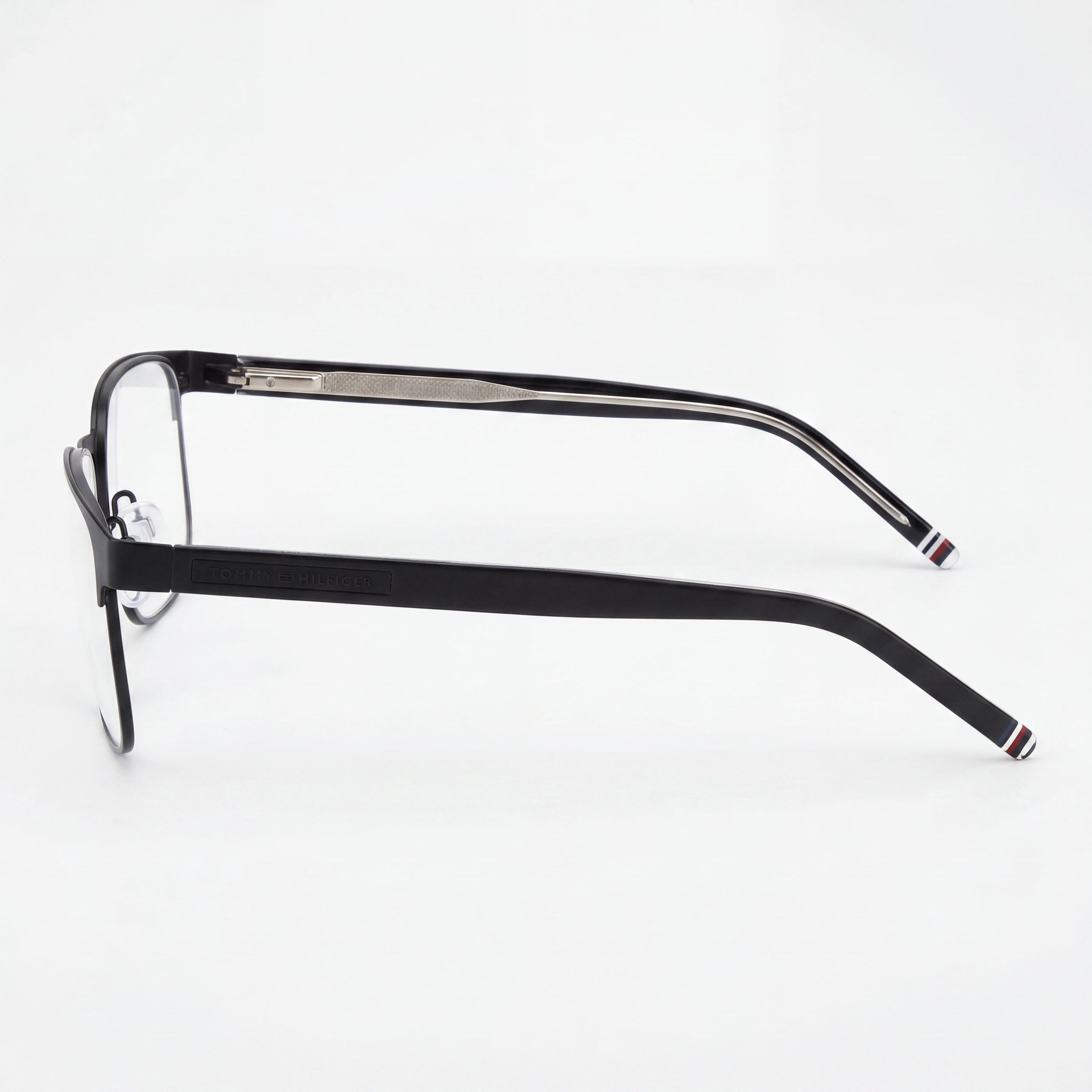 Tommy Hilfiger TH 1943 Black Rectangle Unisex Eyeglasses, 54mm, Photo 3