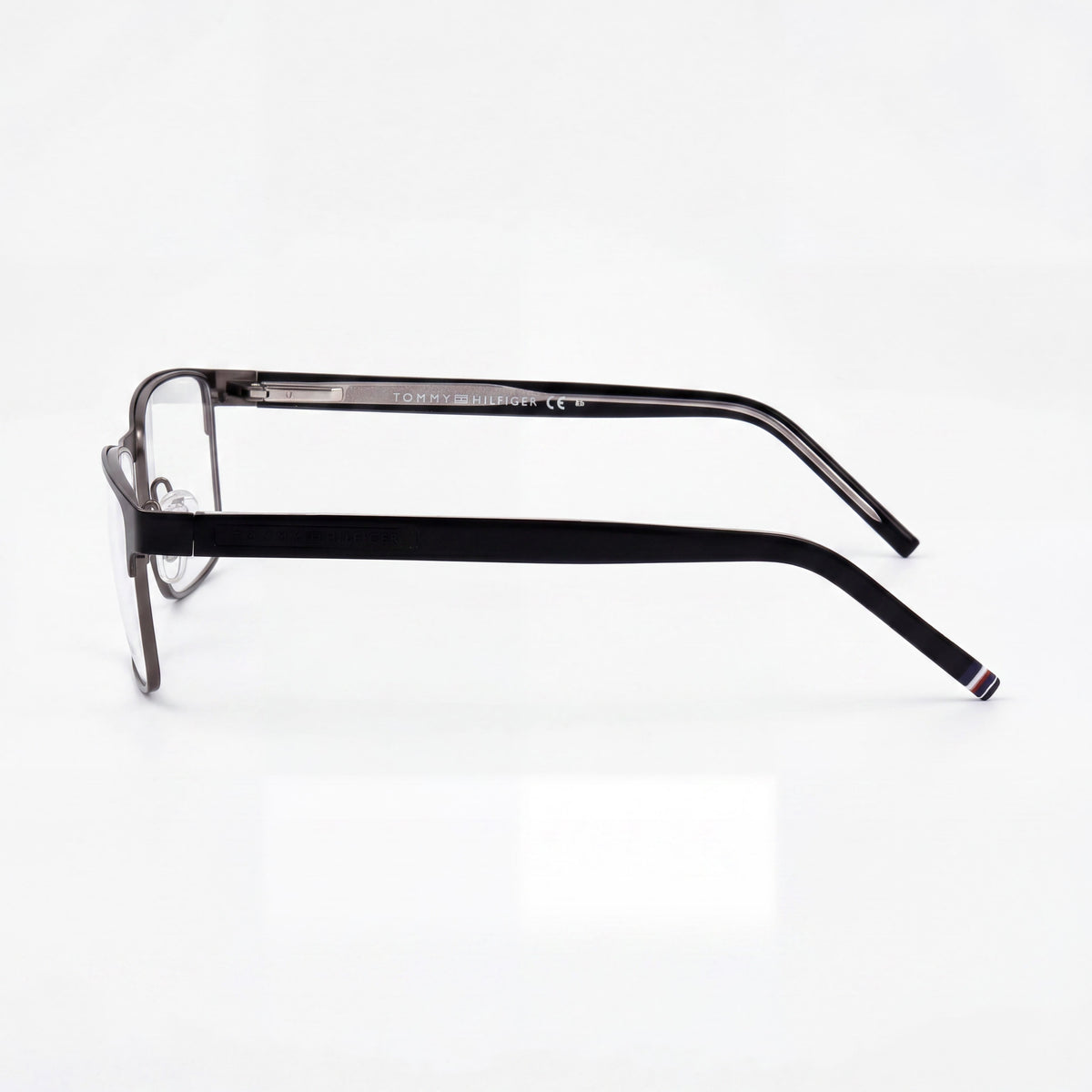 Tommy Hilfiger TH 1944 Black Rectangle Eyeglasses for Men, 53mm, Photo 2