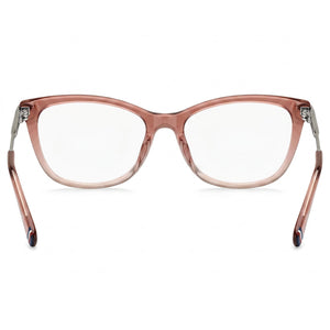 Tommy Hilfiger Th 1961 Cat Eye Eyeglasses for Women — interior view, Polycarbonate demo lenses