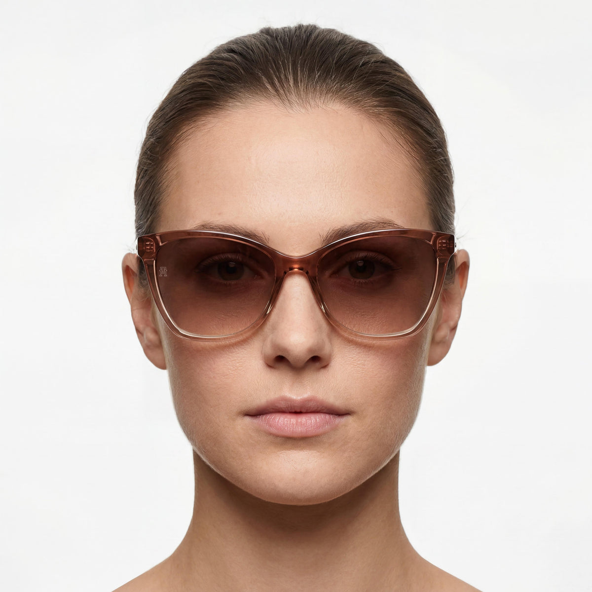 Gafas de sol Tommy Hilfiger Th 1981/S estilo ojo de gato para mujer, color marrón, 54 mm, Photo 3