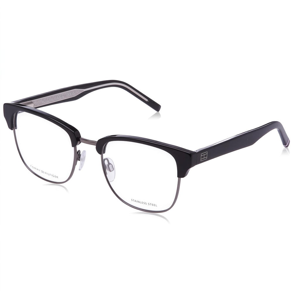 Tommy Hilfiger Th 1988 Black Square Eyeglasses for Women, Alloy Steel frame