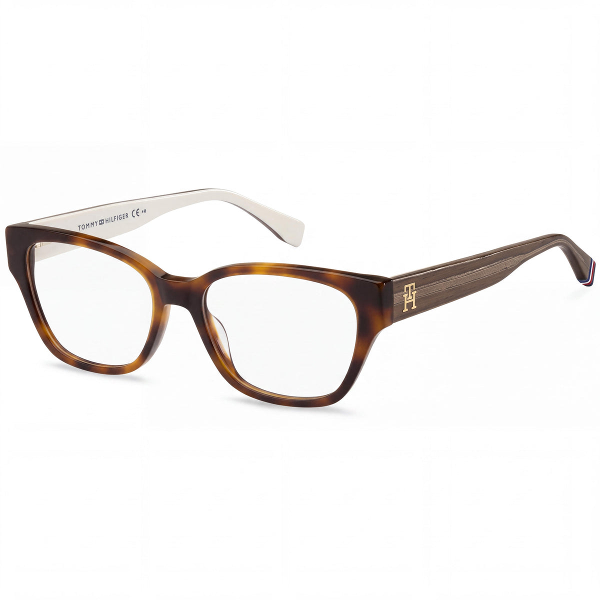 Tommy Hilfiger 2001 Monturas ópticas de plástico clásico Havana 2 para mujer 52 mm, Photo 1