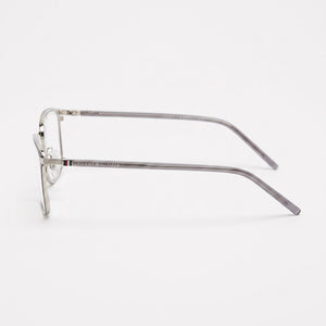 Tommy Hilfiger TH 2013/F Rectangle Eyeglasses for Unisex — front view, Alloy Steel