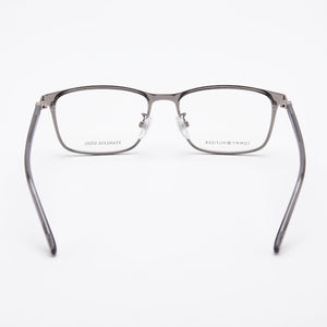 Tommy Hilfiger TH 2013/F Rectangle Eyeglasses Unisex — side view, Black Alloy Steel temples