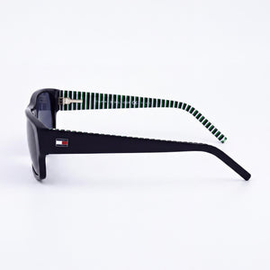 Tommy Hilfiger Th 2017/s Rectangle Sunglasses Men — side view, Non-Polarized Blue lens