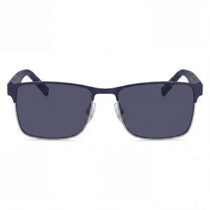 Tommy Hilfiger TH 2040/S Rectangle Sunglasses Unisex — front view, Stainless Steel frame