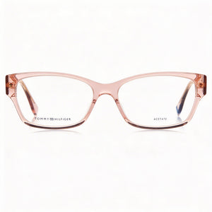 Tommy Hilfiger Th 2055 Rectangle Eyeglasses for Women — front view, Acetate