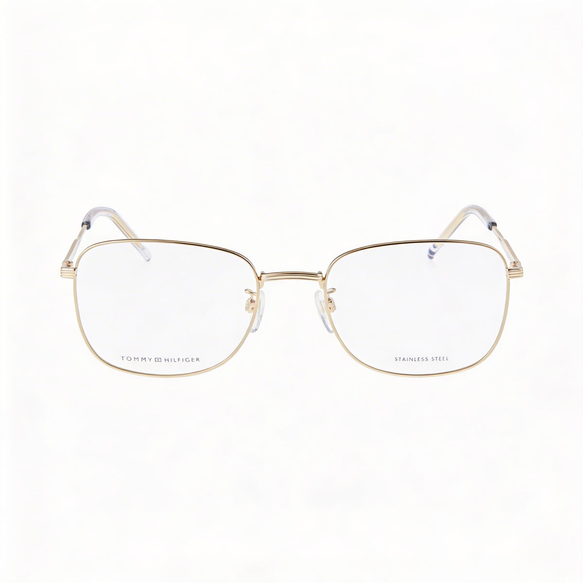 Tommy Hilfiger Th 2061/f Gold Rectangle Eyeglasses for Men, 57mm, Photo 2