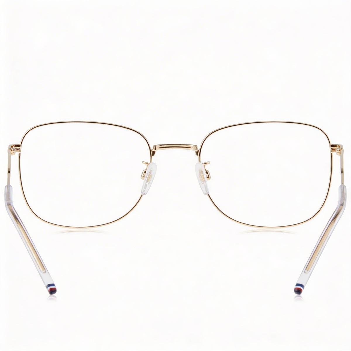Tommy Hilfiger Th 2061/f Gold Rectangle Eyeglasses for Men, 57mm, Photo 3