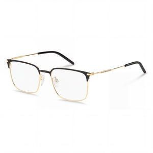 Tommy Hilfiger TH 2062/G Gold Square Eyeglasses for Men, Stainless Steel frame