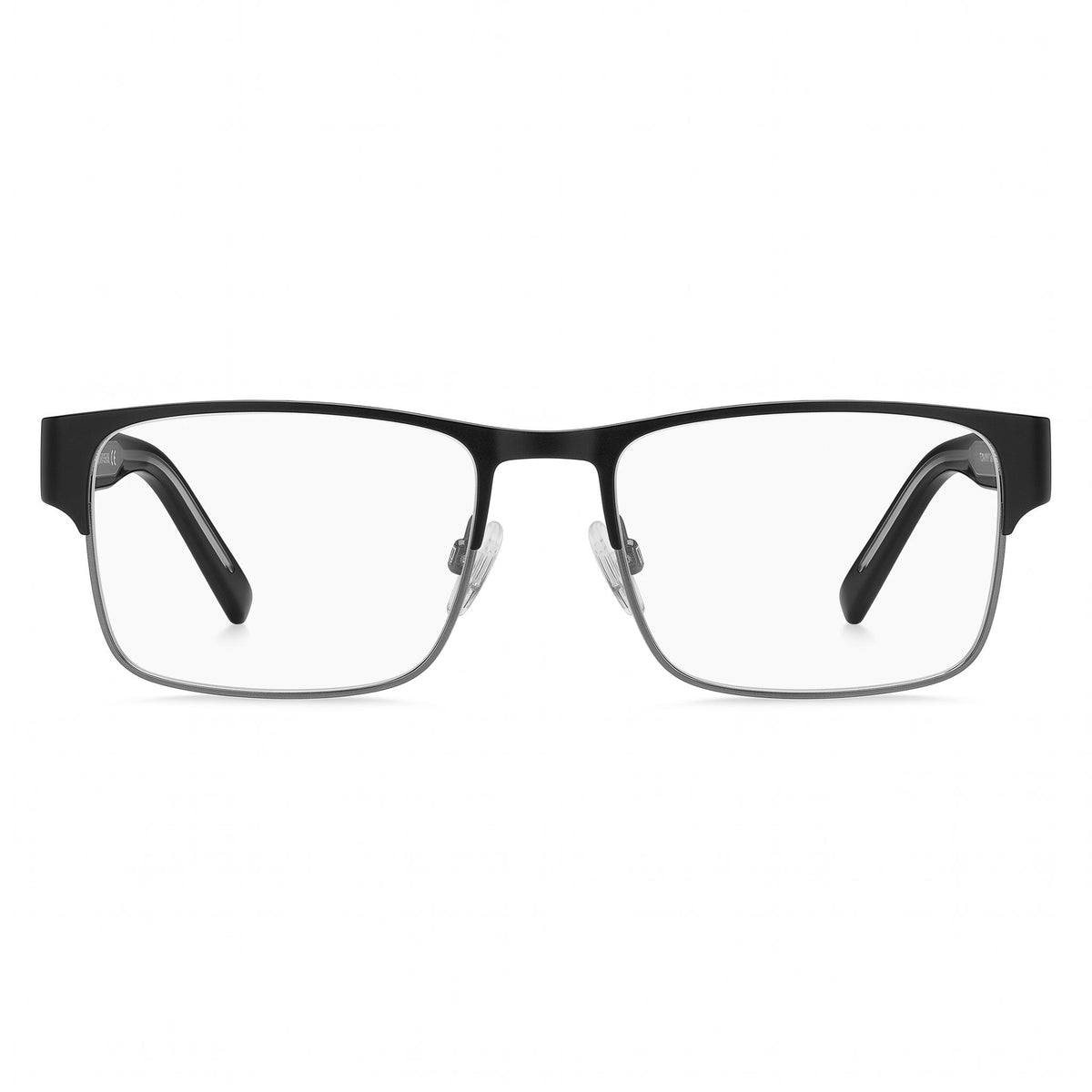 Tommy Hilfiger TH 2074 Matte Black Gold Eyeglasses for Men, 55mm, Photo 2
