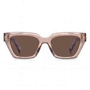 Tommy Hilfiger TH 2101/S Rectangle Sunglasses for Women — front view, Acetate frame