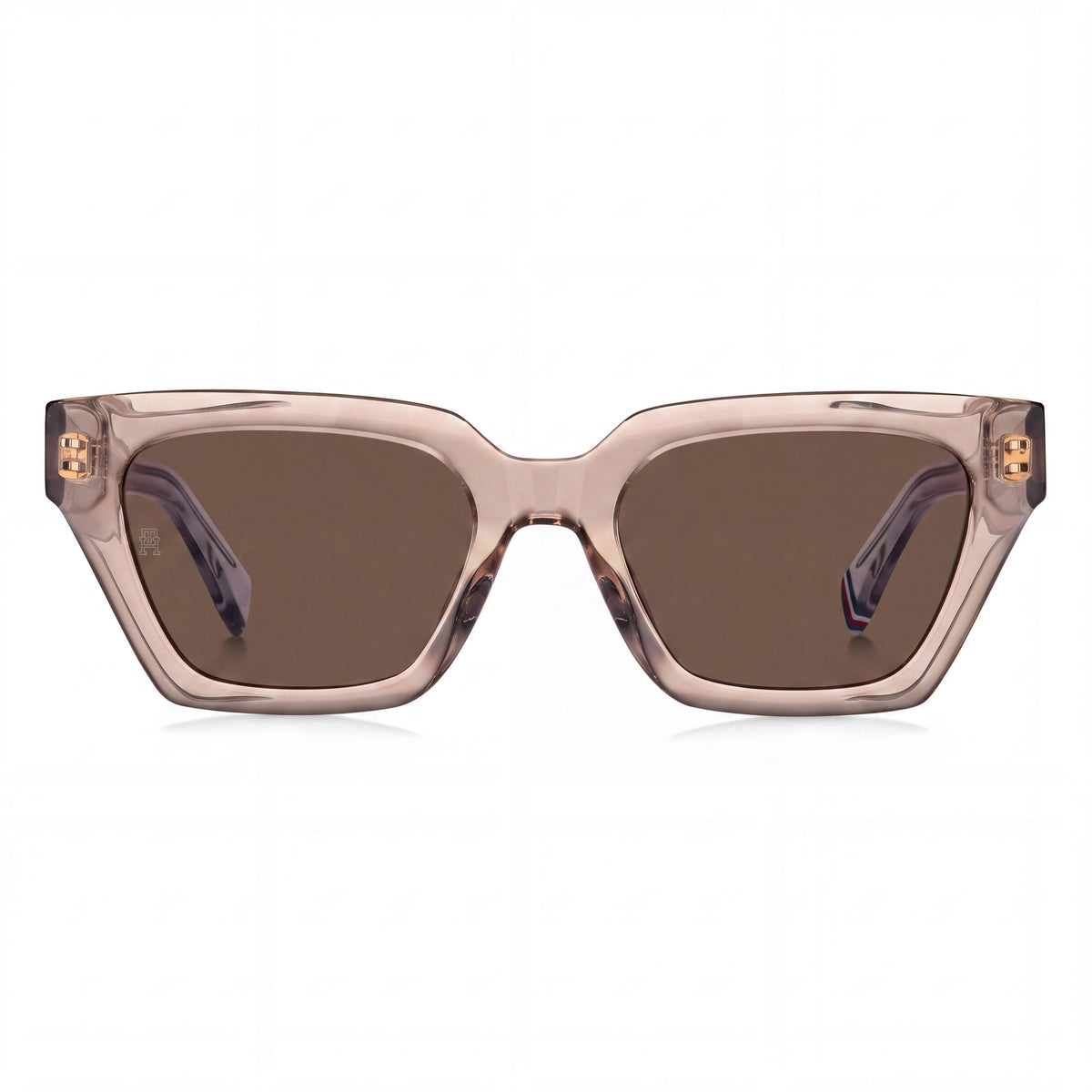 Gafas de sol Tommy Hilfiger TH 2101/S rectangulares para mujer, color carne, 52 mm, Photo 2
