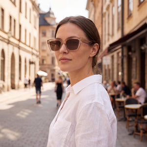 Tommy Hilfiger TH 2101/S Beige Sunglasses Women — lifestyle wear, garden parties and weekend brunches