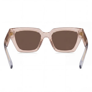 Tommy Hilfiger TH 2101/S Rectangle Sunglasses Women — side view, Non-Polarized Brown lens