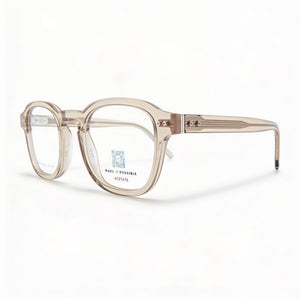 Tommy Hilfiger Oval Eyeglasses for Men — front view, ECO ACETATE