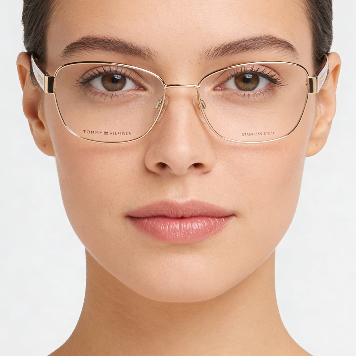 Tommy Hilfiger TH 2006 Multicolored Rectangle Eyeglasses for Women, 56mm, Photo 3
