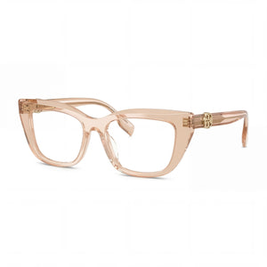 Tory Burch Beige Cat Eye Eyeglasses for Women, Acetate frame