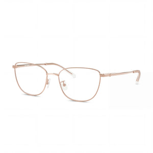 Tory Burch Gold Square Eyeglasses for Women, Metal frame