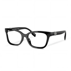 Tory Burch Miller Black Square Eyeglasses for Women, Acetate frame