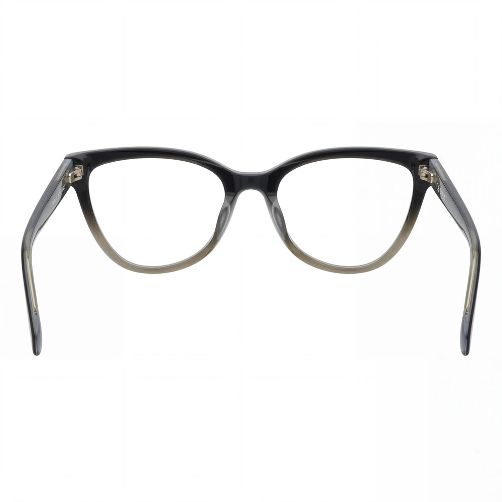 Tous Cat Eye Eyeglasses Women — side view, Black Acetate temples
