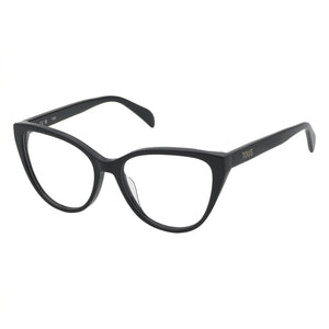 Tous Butterfly Black Cat Eye Eyeglasses for Women, Cellulose Propionate frame
