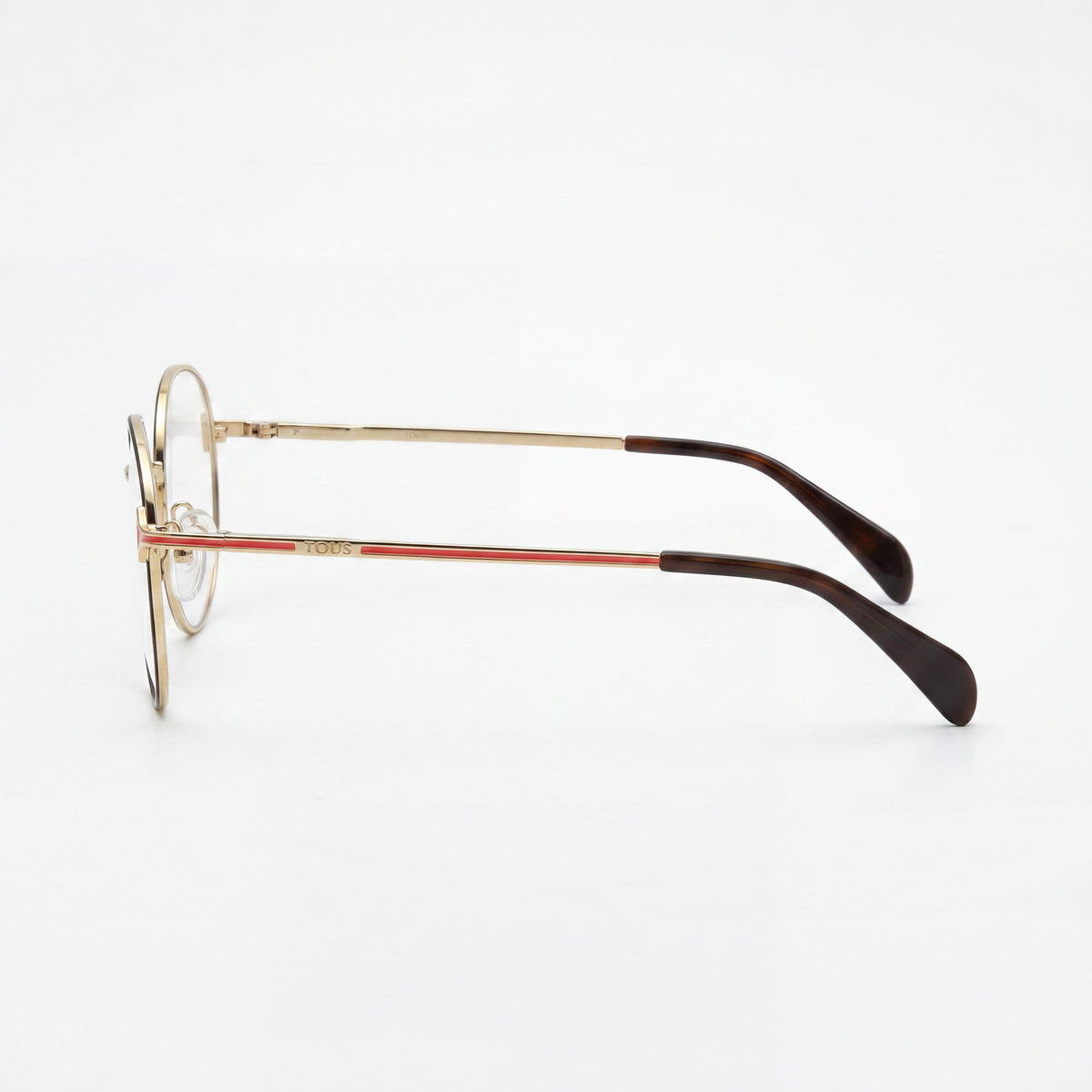 Gafas redondas doradas Tous VTO448L para mujer, acero inoxidable, 49 mm, Photo 2