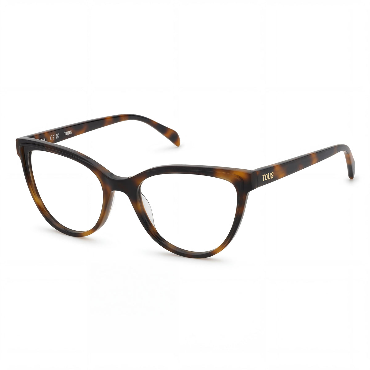 Tous VTOC16 Shiny Full Cream Cat Eye Eyeglasses for Women, Acetate 53mm, Photo 1