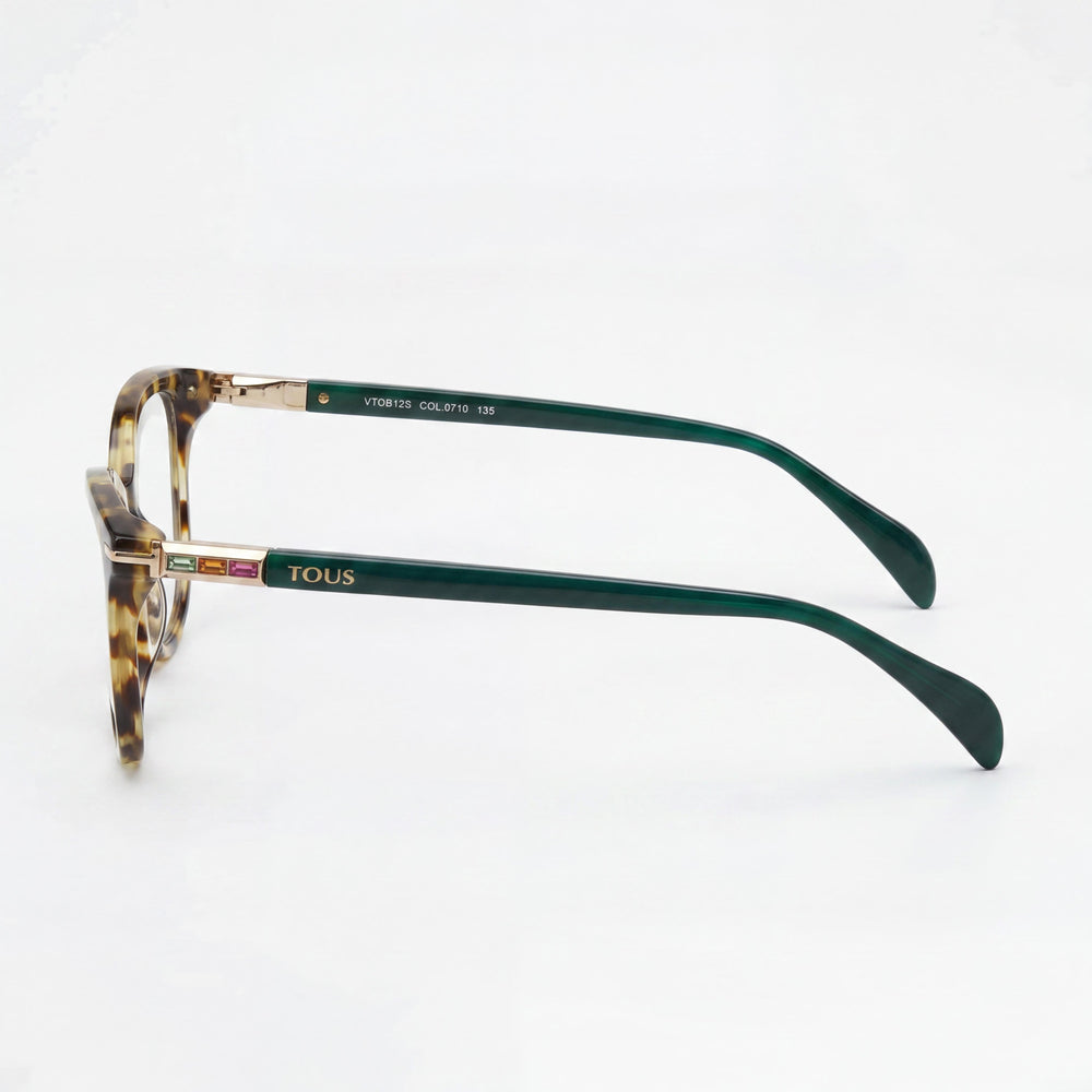 Tous Rectangle Eyeglasses for Women — front view, Acetate