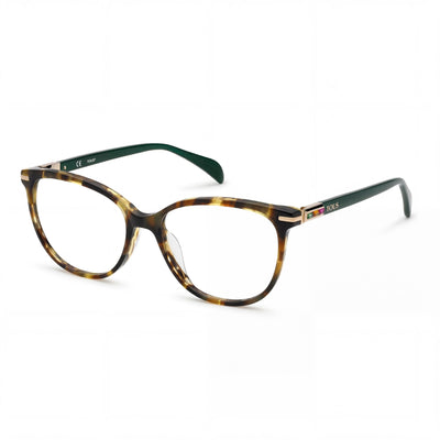 Tous Havana Rectangle Eyeglasses for Women, Acetate frame