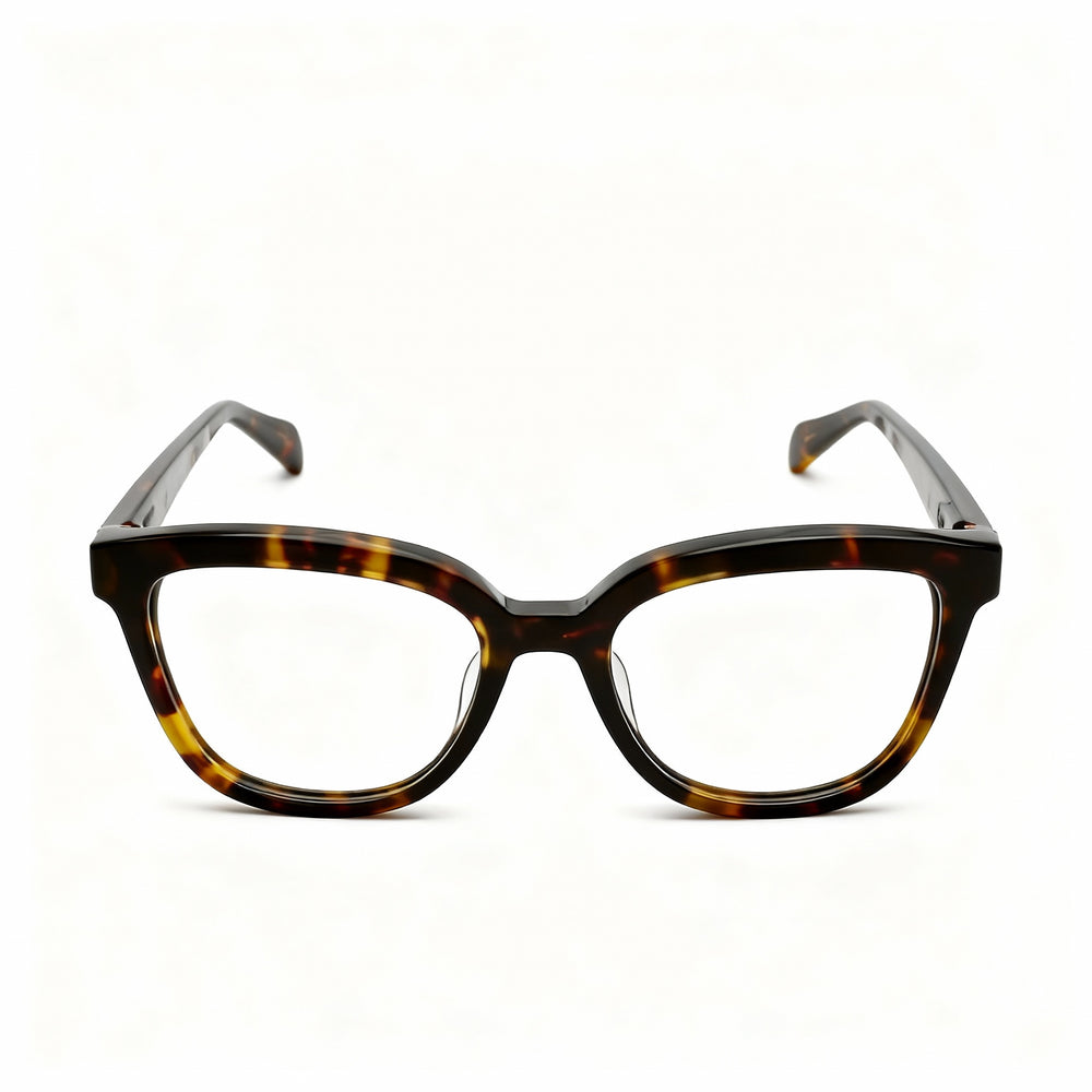 Tous Square Square Eyeglasses for Women — front view, Cellulose Propionate