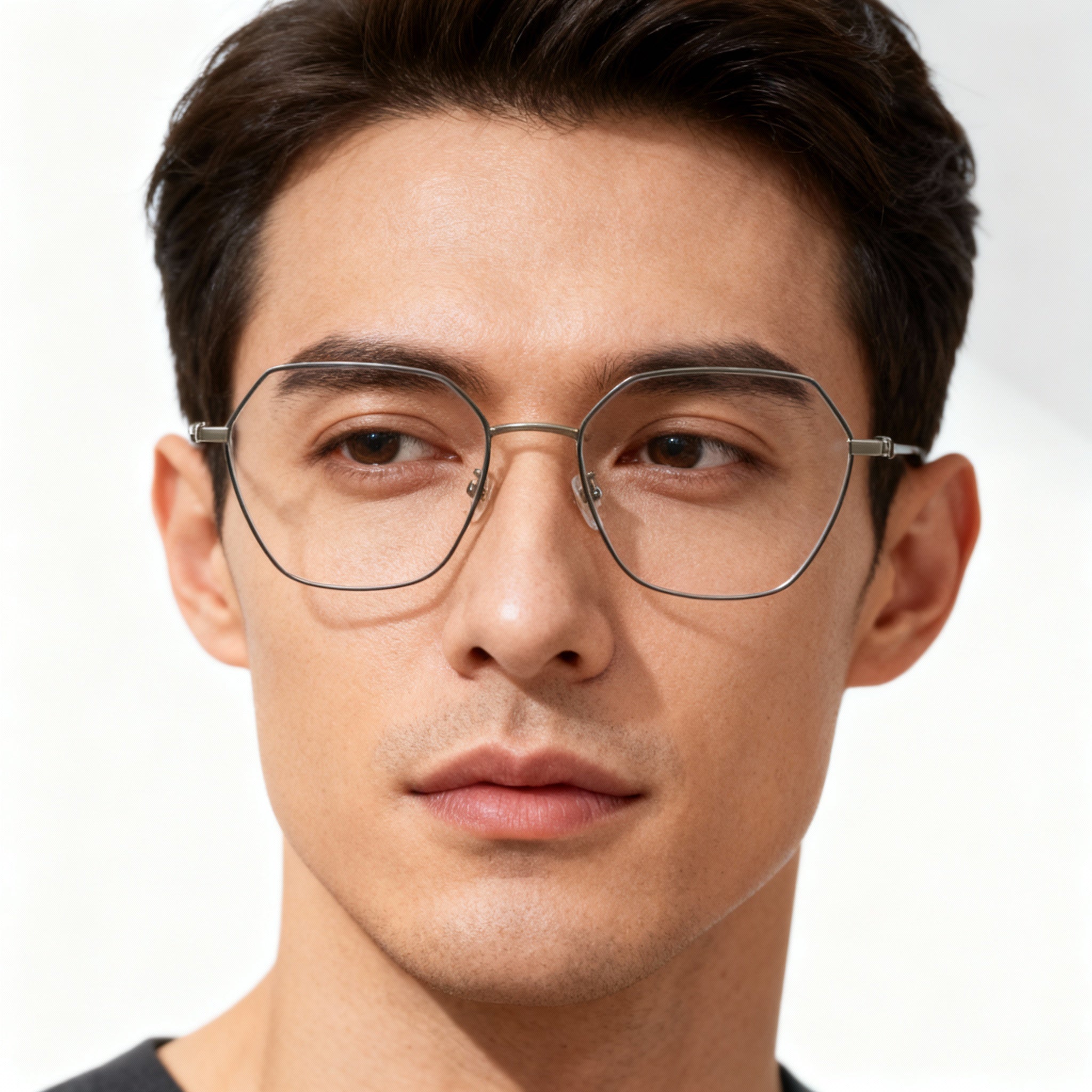 Tous VTO432 Shiny Green Round Eyeglasses for Men, Photo 5