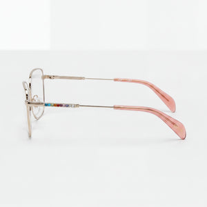Tous VTO433L Rectangle Eyeglasses for Women — front view, Metal