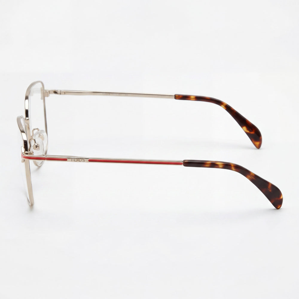 Tous VTO449 Rectangle Eyeglasses for Women — front view, Metal