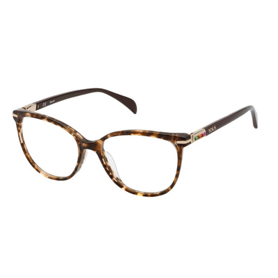Tous VTOB12S Brown Rectangle Eyeglasses for Women, Acetate frame