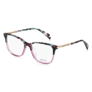 Tous VTOB30 Pink Rectangle Eyeglasses for Women, Acetate frame