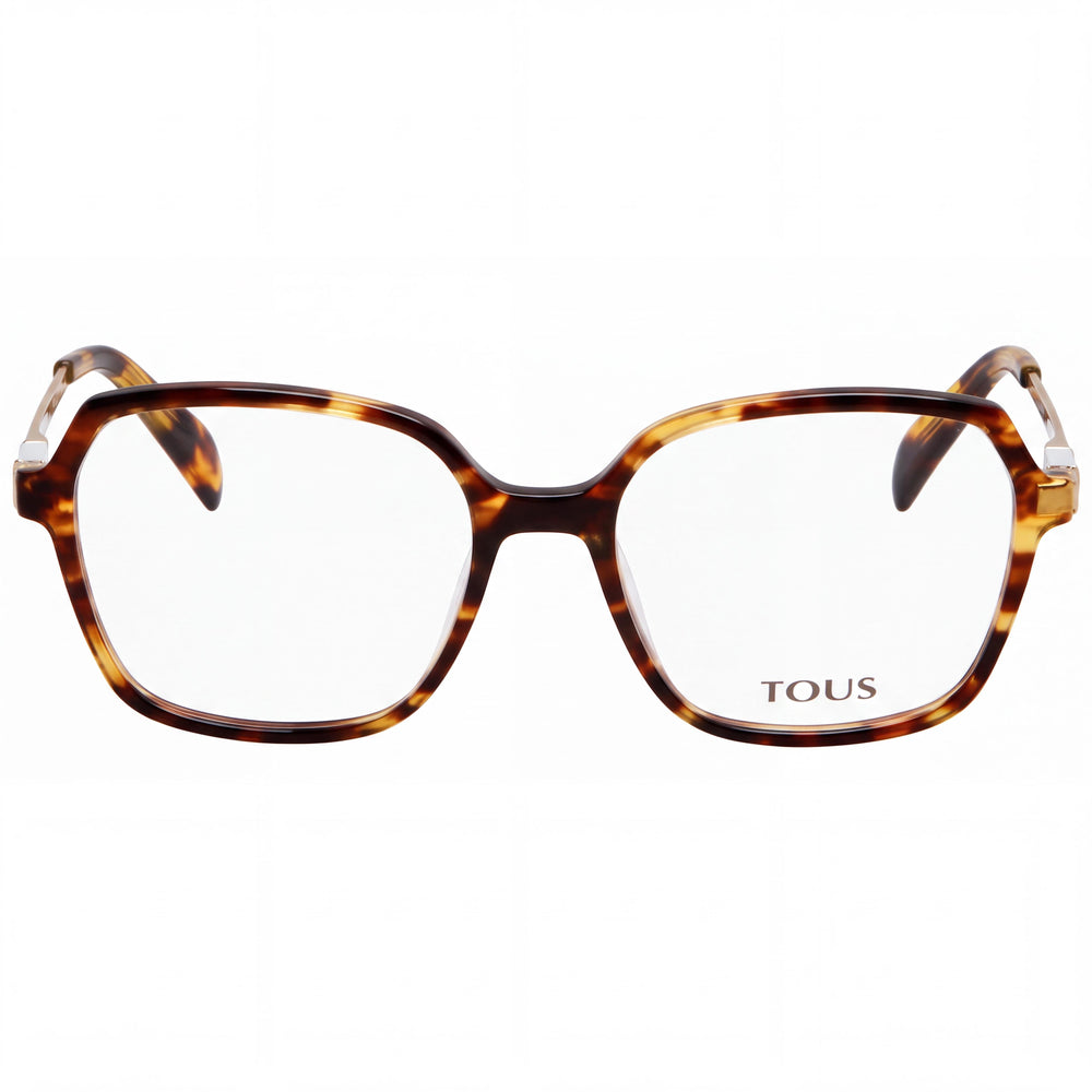 Tous Vtob33 Square Eyeglasses Unisex — front view, Acetate-Metal
