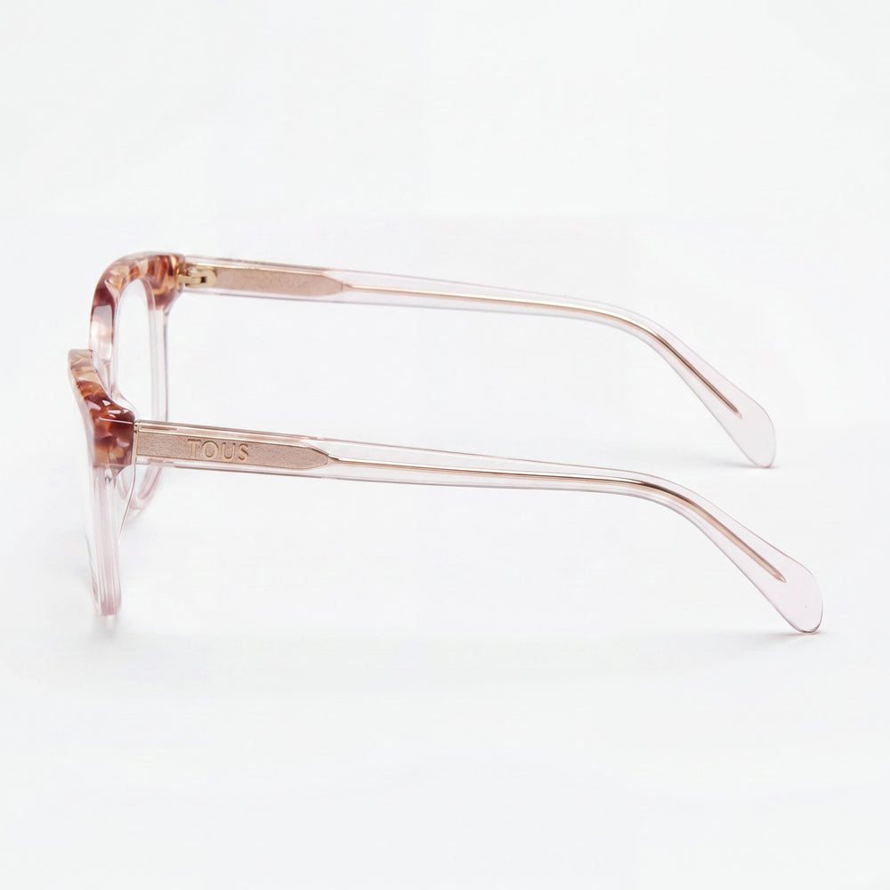 Tous VTOB93V Square Eyeglasses for Women — front view, Acetate