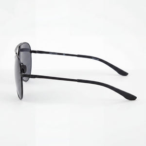 Under Armour Pilot Sunglasses Unisex — side view, Non-Polarized Matt Black lens