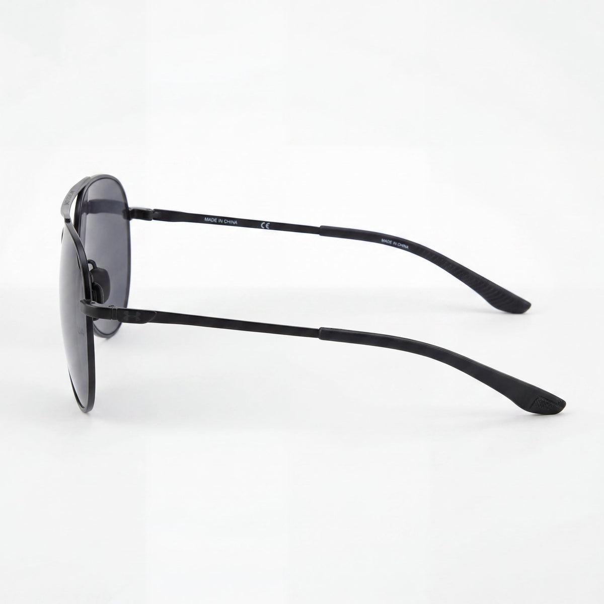 Under Armour Matt Black Pilot Sunglasses Unisex, 57mm, Photo 3